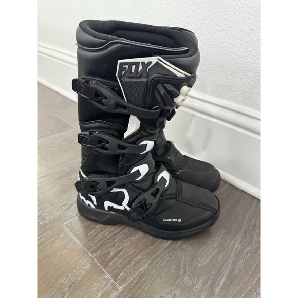 FOX Racing COMP 3 Youth BOOTS Dirt Bike MX Motocross Y6 Sz 6 Motorcycle ATV BMX - Picture 1 of 5